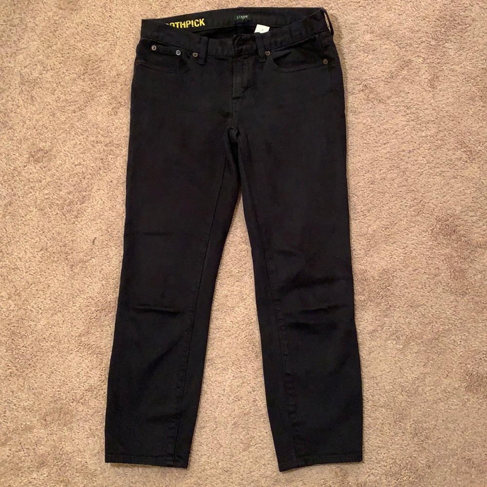 J Crew Women’s toothpick style jeans, size 27, Navy